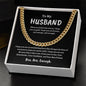 To My Husband | You Are Enough-Cuban Link Chain