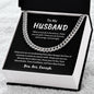To My Husband | You Are Enough-Cuban Link Chain