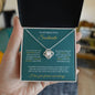 To My Beautiful Soulmate | I Love You, Forever & Always - Love Knot Necklace