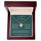 To My Beautiful Soulmate | I Love You, Forever & Always - Love Knot Necklace