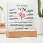 To my Wife | Night Light