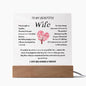 To my Wife | Night Light