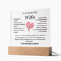To my Wife | Night Light