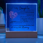 To My Daughter from Mummy | Acrylic Night Light