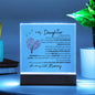 To My Daughter from Mummy | Acrylic Night Light