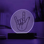 I Love You Sign Plaque for ASL | Night Light
