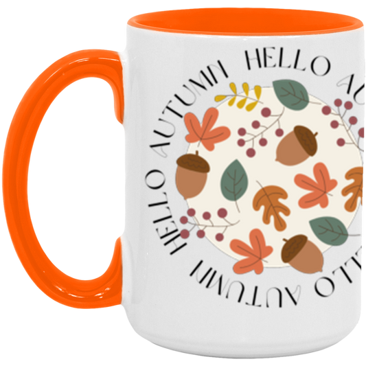 Hello Autumn 15oz. Accent Mug