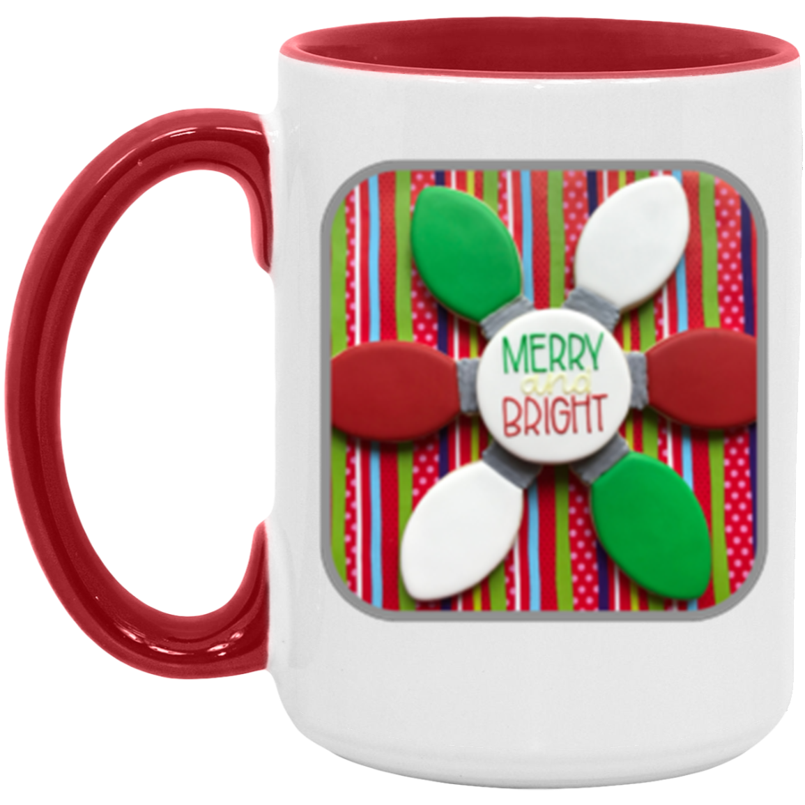 Merry & Bright 15oz. Accent Mug