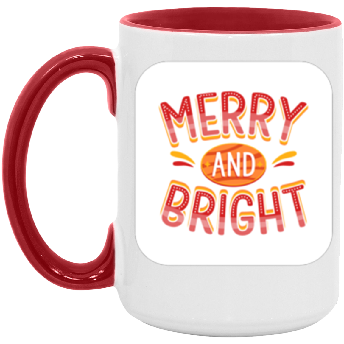 Merry and Bright 1 15oz. Accent Mug