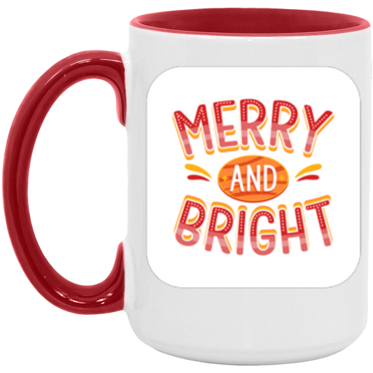 Merry and Bright 1 15oz. Accent Mug