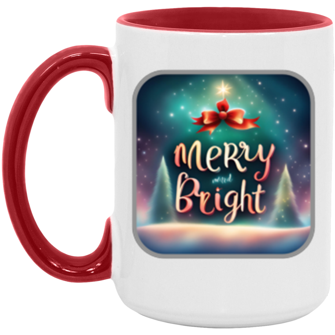 Merry and Bright 15oz. Accent Mug