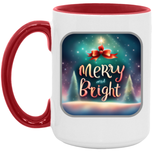 Merry and Bright 15oz. Accent Mug