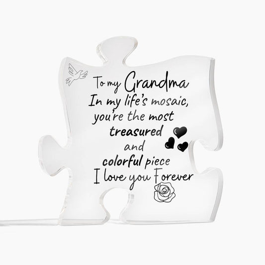 To My Grandma | Acrylic Plaque